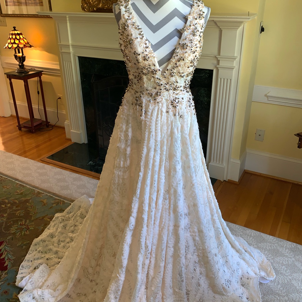 Macduggal White Gown